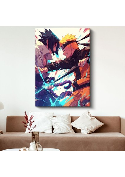 Efsane Düello - Naruto Anime Kanvas Tablo