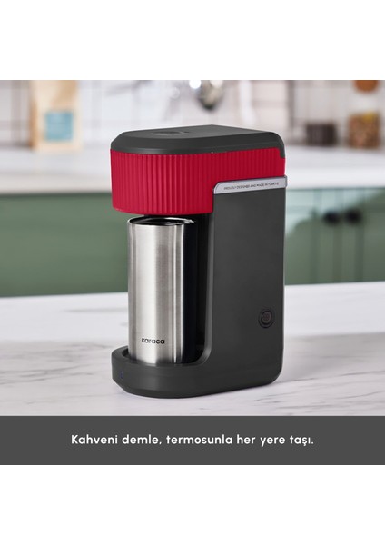 Mono Black Filtre Kahve Makinesi Cherry Red