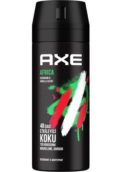 Erkek Deodorant Sprey 150 ml +Apollo+Africa+Dark Temptation+Epic Fresh+Leather&cookies