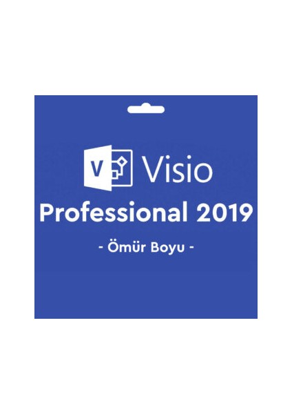 Visio Professional 2019 Key Lisans Anahtarı Ömür Boyu
