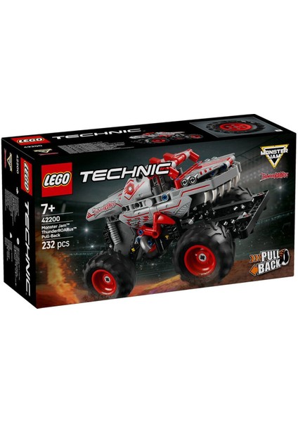 42200 LEGO Technic Monster Jam Thunderroarus Çek-Bırak 232 Parça +7 Yaş
