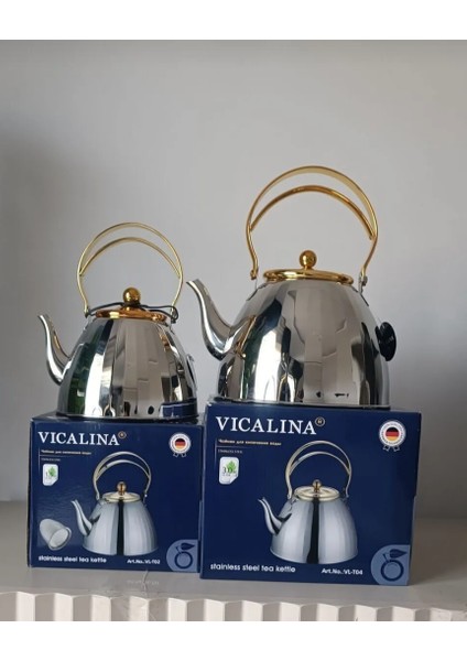 Demliği1,5l Çaydanlığı 3l Saç Rengi ile Mutfağınıza Yakışır Çaydanlık Takımı