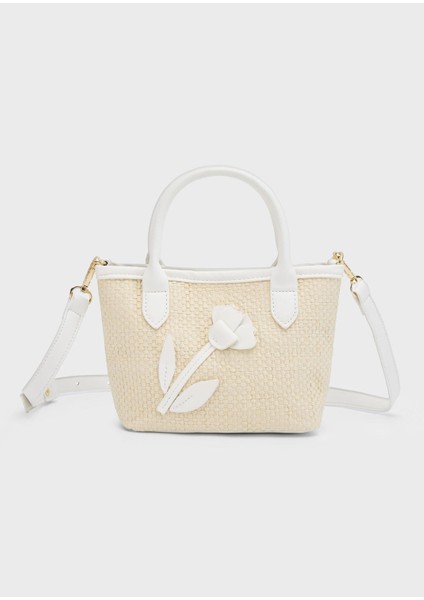 Kız Çocuk Çiçekli Hasır Çanta fiyatları