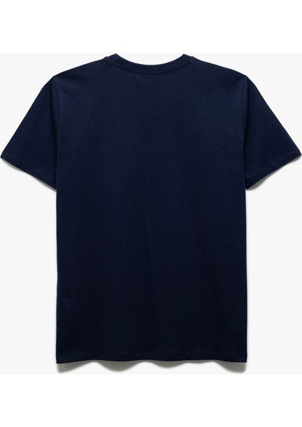 Pamuklu Kısa Kollu Bisiklet Yaka Basic Erkek Slim Fit Tişört fiyatları