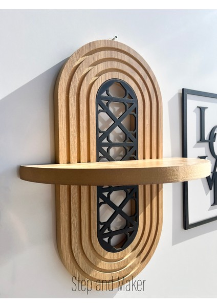 Çift Katmanlı 'home Love Tablo' & Ortası Desenli Duvar Rafı fırsatları