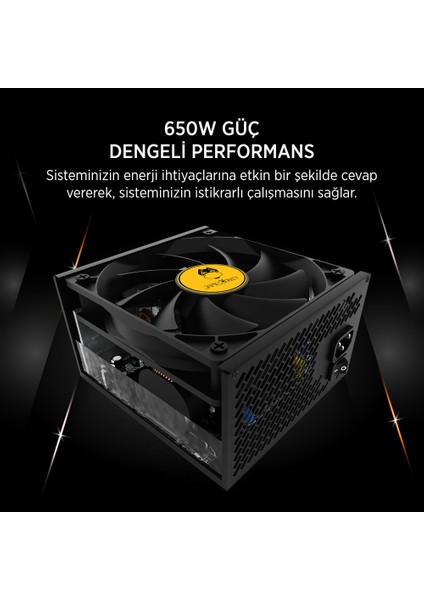 James Donkey JDP650 Apfc 12CM 650W Bronze 80+ Power Supply