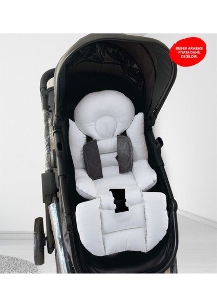 Gri Bebek Arabası Koltuğu - Yumuşak ve Konforlu - Türkiye'de Üretilmiştir. fiyatları
