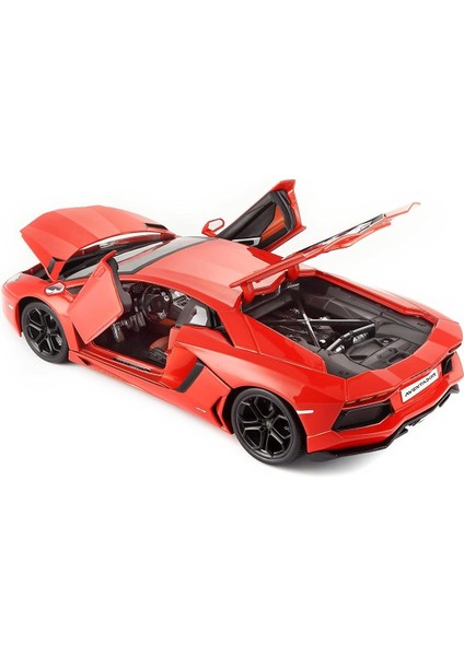 11033 Burago 1:18 Lamborghini Aventador LP700-4 Turuncu Model Araba modelleri