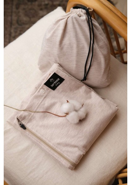 Pamuklu Bebek Arabası Örtüsü ve Emzirme Örtüsü - Bej fiyatları