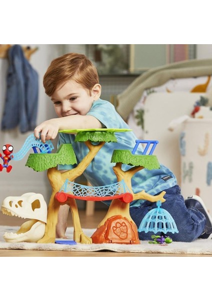 F9477 Spidey ve Inanılmaz Arkadaşları - Dino Webs Ağaç Evi Set