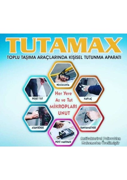Kişisel Tutunma Aparatı - Çok Amaçlı Hijyenik Korunma Tutamaç Aparatı