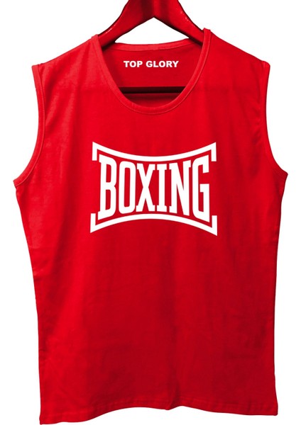 Boks Kolsuz Sporcu T-Shirt Tank Top Sporcu Fitness Atlet