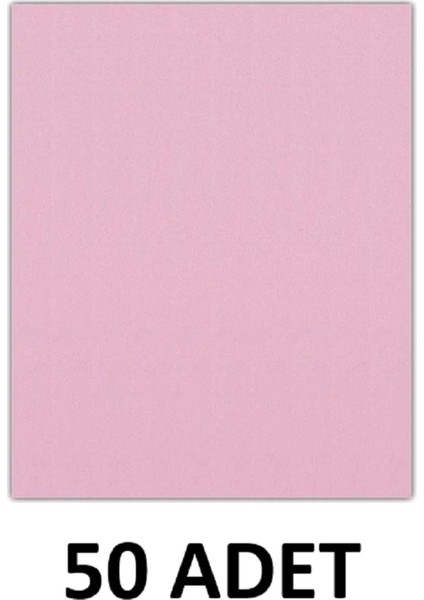 50 Adet A4 Pembe Yapışkanlı Eva