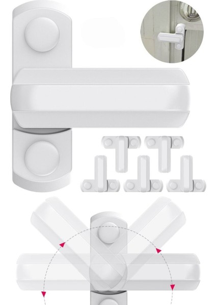 3 Adet Tüm Pencere Balkon Kapıları Için Pvc Dayanıklı Kilit Pratik Profesyonel Emniyet Kilidi Kilit modelleri