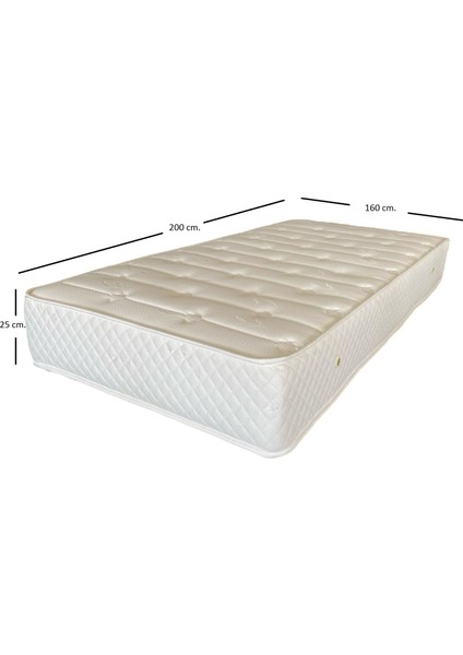 Most Oktagon Yaylı Yatak 25 Cm. Yükseklik 160X200 Cm. Işbir Sünger(Evinize Teslim) fiyatları