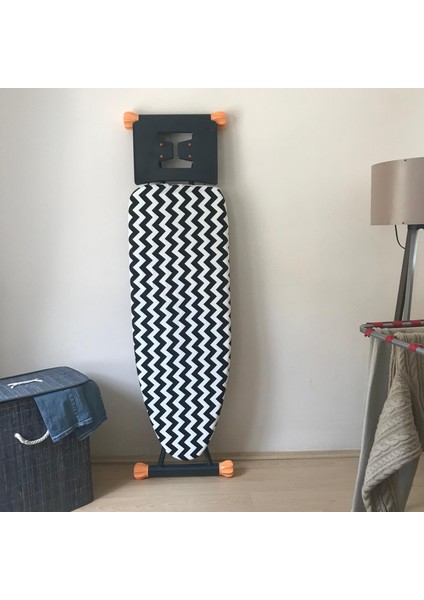 Ütü Masası Kılıfı Büyük Boy Ipli Stoperli Keçeli Kılıfı Örtüsü Bezi 55X140CM Zebra