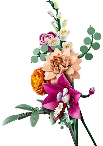 10342 LEGO Iconic Botanicals Pembe Çiçek Buketi 749 Parça +18 Yaş