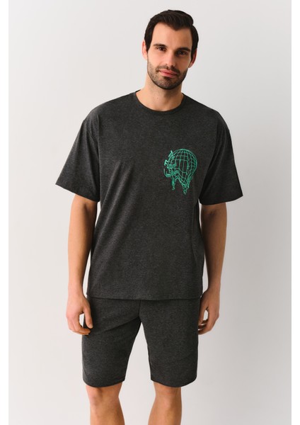 Limitless Erkek Şort Pijama Takımı