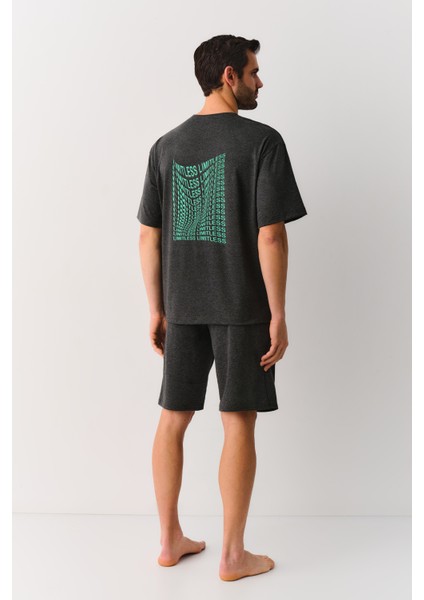 Limitless Erkek Şort Pijama Takımı