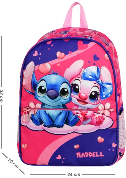 Waddell Lisanslı Stiç Koala Baskılı Desenli Mor-Pembe Anaokul Kreş Sırt Çantası fiyatları