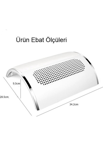 Tırnak Tozu Toplayıcı Güçlü 40W Fan Dayanıklı Şık Tasarım 2 Yedek Toz Torba Salon Kullanımına Uygun