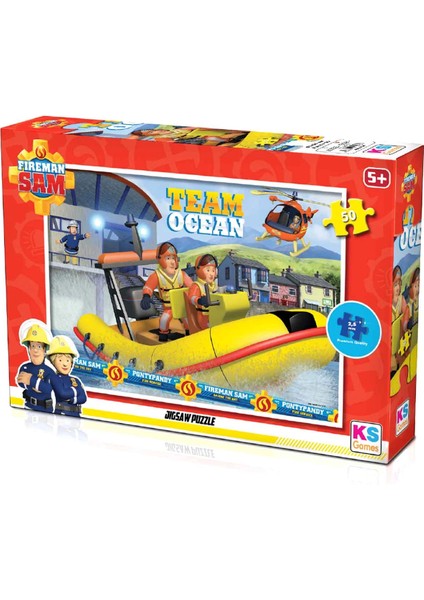 Ks Fireman Sam 50 Parça Puzzle