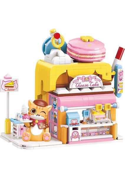 KP28006 Keeppley Red Cat Cake Shop -Vagon Life