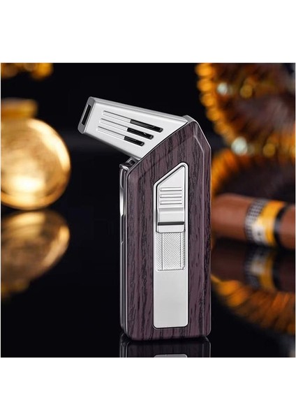 Flabox Aletli Pipo Çakmağı Desenli Kahve