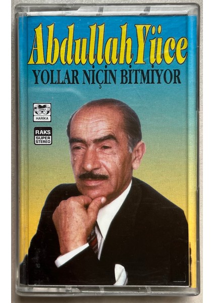 Abdullah Yüce Yollar Niçin Bitmiyor Kaset (Orijinal Dönem Baskı Kaset)