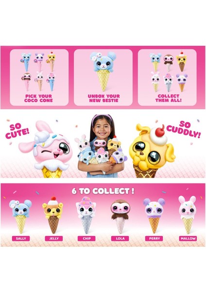 CCN03000 Coco Cones Tatlı Pelüş