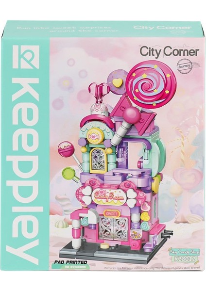 KP28012 Keeppley Candy Shop City Corner Blok Seti -Vagon Life