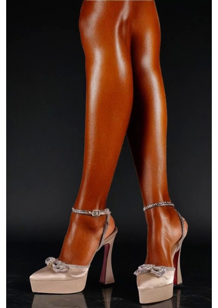 Kadın Elegant Ayakkabı Taş Detaylı Platform Ayakkabı Özel Tasarım Abiye Ayakkabı indirimleri