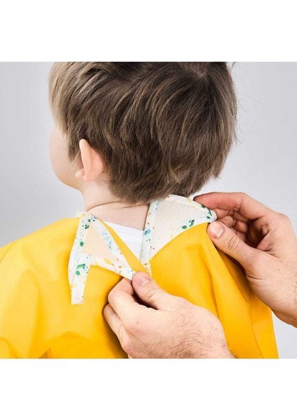 Uzun Kollu Sarı Aktivite Önlüğü - 60 cm Boy - Türkiye Üretimi - E-ticaret Ürünü modelleri