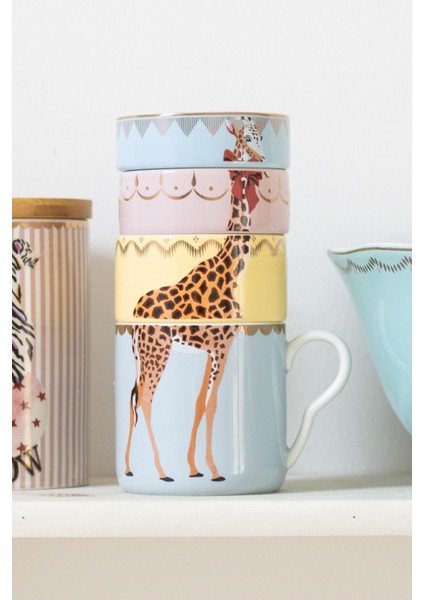 Zürafa Desenli Ölçüm Bardakları