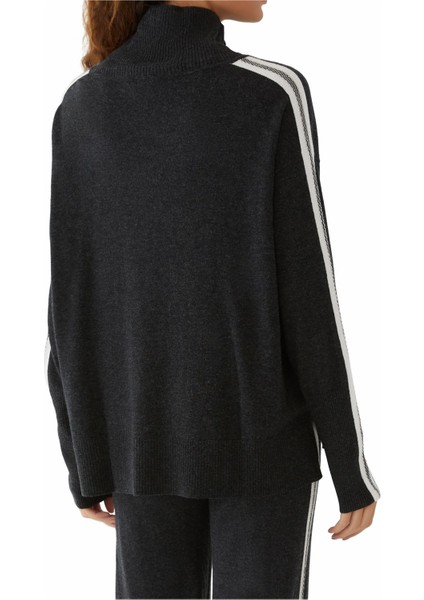 Kashmir Detaylı Yüksek Yaka Kazak modelleri