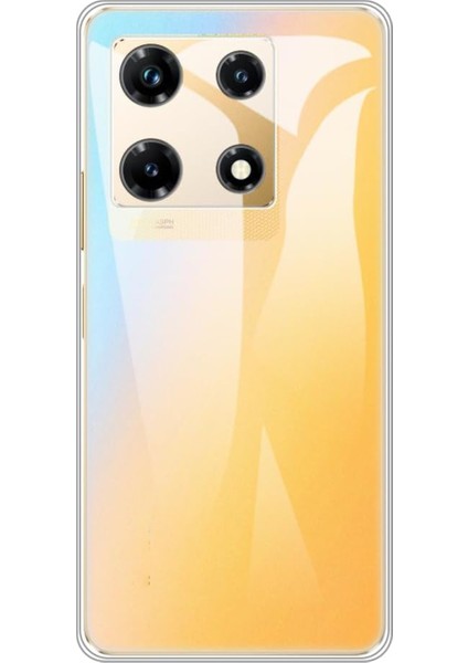 Caseworld Infinix Note 30 Pro ile Uyumlu Kapak Kamera Korumalı Süper Silikon Şeffaf Kılıf