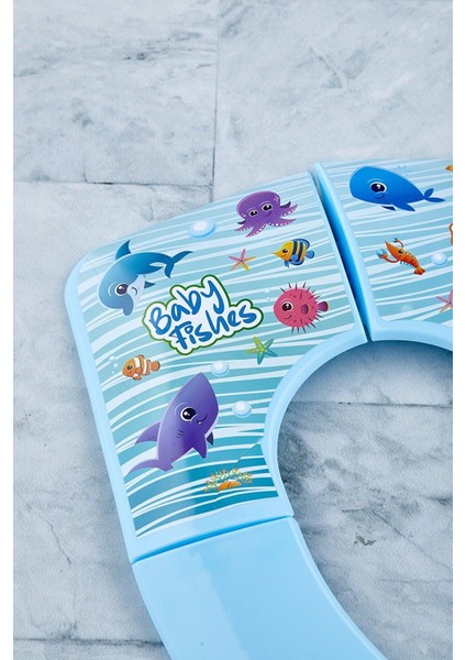 Hijyenik Eğitim ve Seyahat Için Katlanabilir Klozet Adaptörü Bebek Tuvalet Alıştırma Oturağı indirimleri