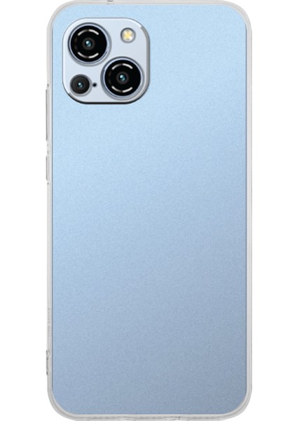 Caseworld Reeder S23 Pro Max ile Uyumlu Kapak Kamera Korumalı Süper Silikon Şeffaf Kılıf