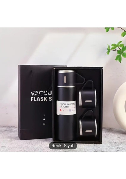 dan Spor Yürüyüş Piknik Için 0.5 L Bardaklı Termos Vacuum