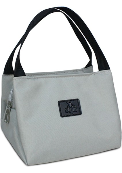 Yumuşak Gri Bebek Çantası ve Mini Termal Çanta - Tekstil Sırt Çantası - Bebek ve Anne İçin Pratik Çözüm fırsatları