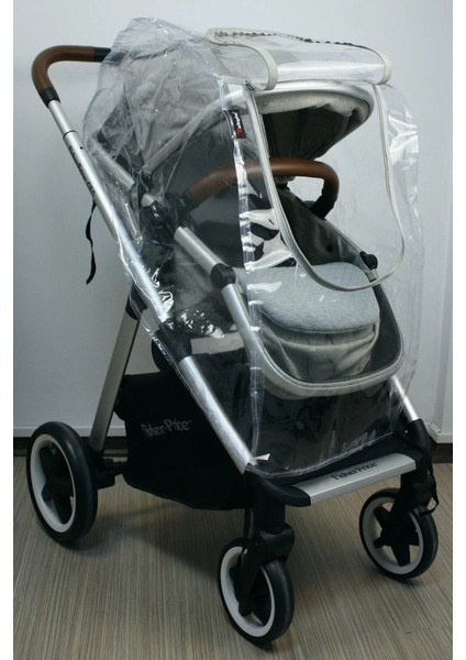 Bebek Arabası Yağmurluğu Fermuarlı Pencereli MorBebe Uyumlu fiyatları