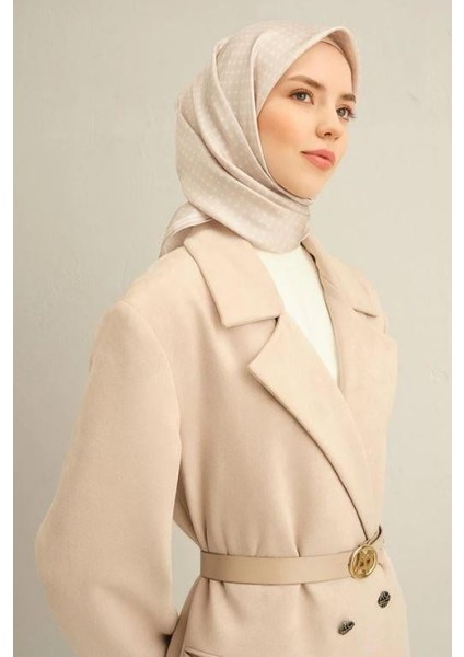 2025 Desenli Saf Ipek Twill Eşarp 9345-86 fiyatları