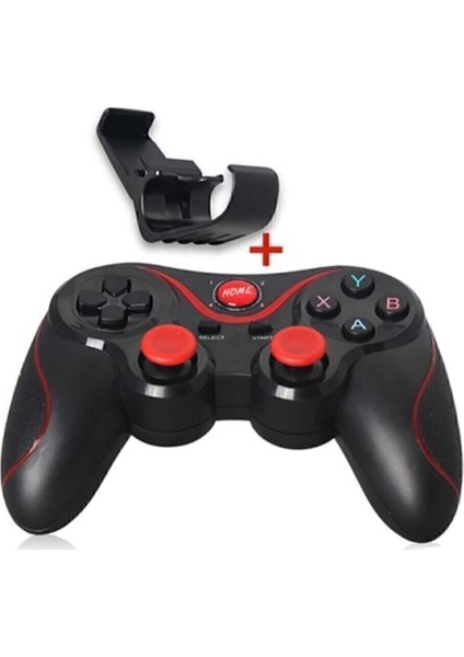 Wireless Joystick Gamepad Kablosuz Oyun Kolu Bluetooth Telefon Tutacağı Standlı Pc Telefon Tablet