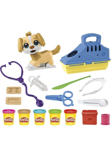 F3639 Play-Doh Veteriner Seti +3 Yaş