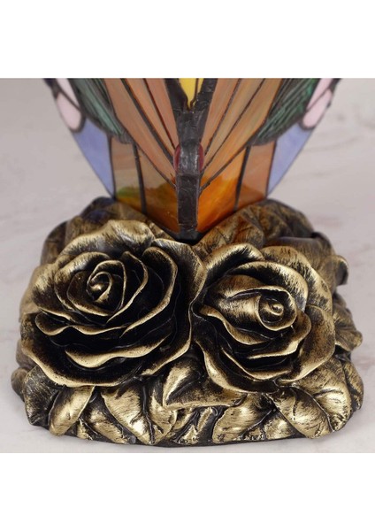 Kelebek Tffany Tarzı Vitray Masa Lambası modelleri