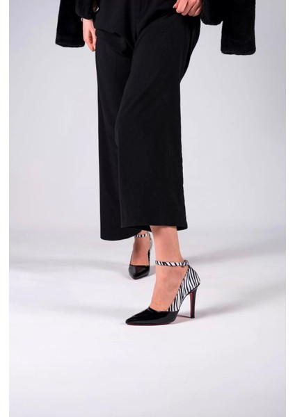 Kadın Elegant Ayakkabı Ince Topuklu Baretli Ayakkabı Stiletto Özel Tasarım Abiye Ayakkabı indirimleri