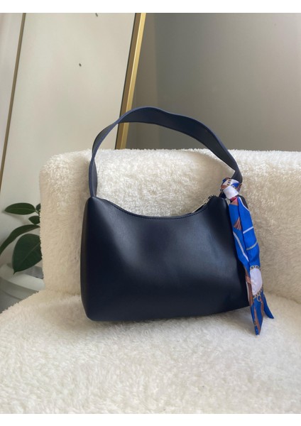 Kadın Fularlı El Ve Omuz Çantası