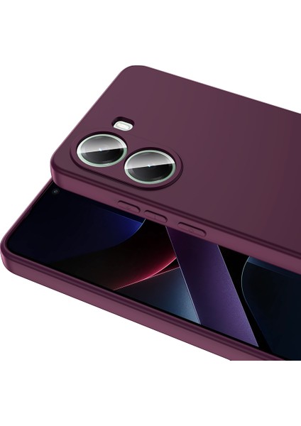 Xiaomi Poco X7 Pro Kılıf Kamera Korumalı Içi Kadife Lansman Leke Tutmaz Silikon Kapak