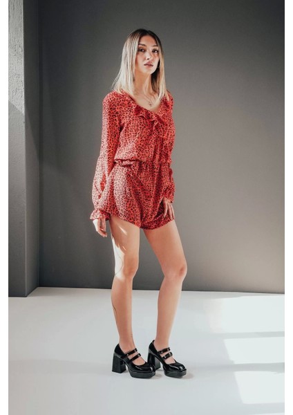 Kadın Elegant Ayakkabı Rugan Çift Cırtlı Platform Topuklu Ayakkabı Tasarım Abiye Ayakkabı fırsatları