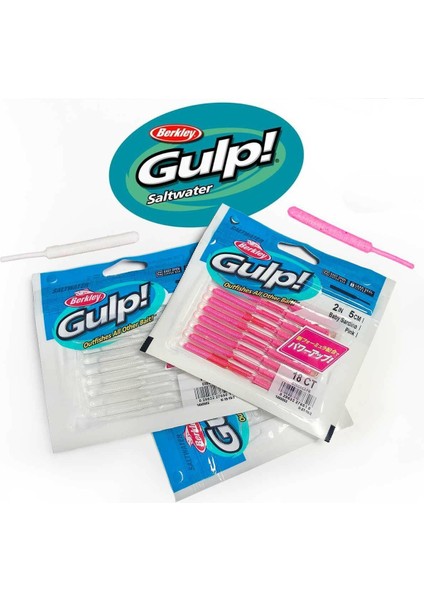 Gulp Baby Sardine Glow Krill 2inc 5cm 18p